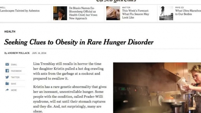 Rare Eating Disorder Connected to Obesity