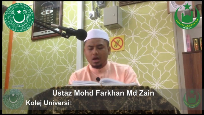 Iman Dan Kehidupan (Siri 32) - Ustaz Mohd Farkhan Md Zain - 30 JAN 2014