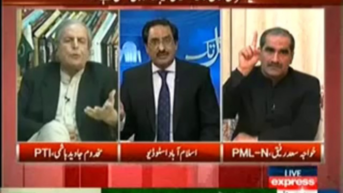 Javed Chaudhry ka program Bayhooda hai, Javed Hashmi