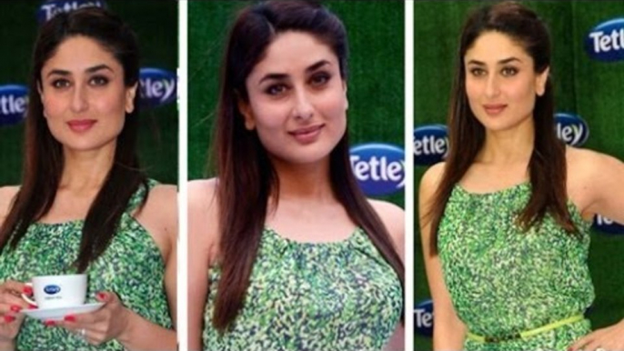 Gorgeous Kareena Kapoor Goes Green For Tetley Green Tea !