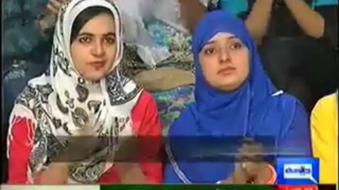 Mazaaq Raat (8th January 2014) Maiza Hameed (PML-N) with Amanullah & Iftekhar Thakur