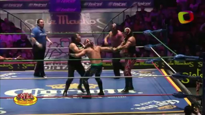 Ángel de Oro, Rey Cometa, Titán vs Averno, Ephesto, Mephisto