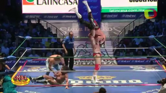 Blue Panther, Shocker, Thunder vs Euforia, Mr. Niebla, Negro Casas