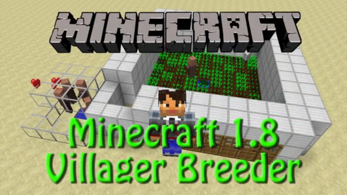 Minecraft: 1.8 Infinite Villager Breeder Showcase no Redstone