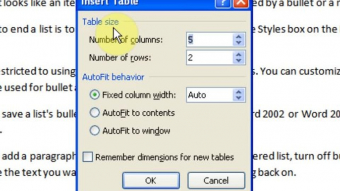 Lesson  31 Insert Table (Microsoft Office Word 2007_2010 Free Tutorial Urdu Hindi Video Training taleem.tv Pakistan Education