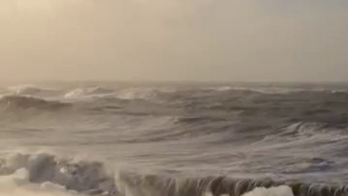 Storm Causes Huge Waves in Cornwall