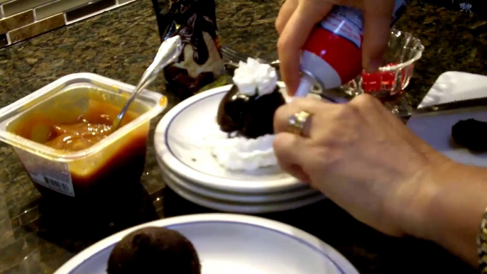 Making Chocolate Cake Balls with Silicone Ice Ball Mold