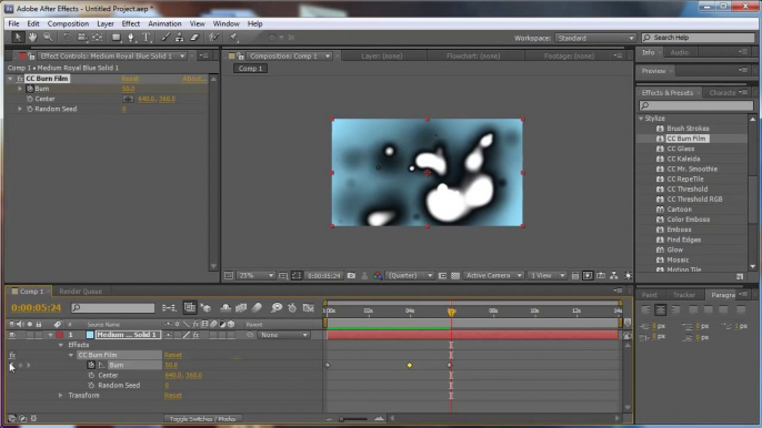 After Effects: Animating Effects - Tutorial