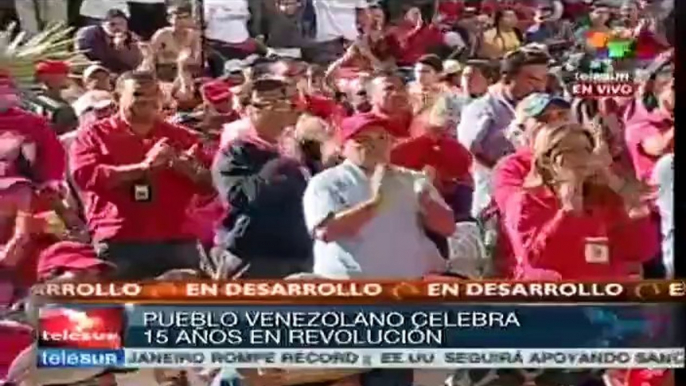 Asegura maduro que venezolanos han sido y seran leales a Chávez