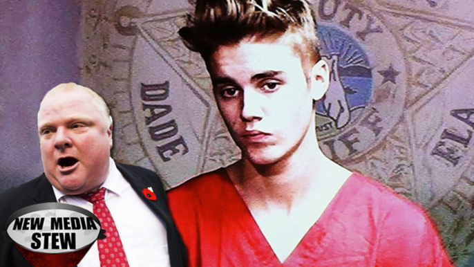 JUSTIN BIEBER Arrested: Gets Support from Crack-Smoking Mayor ROB FORD