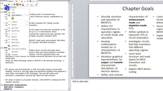 Lesson 11.3 Expanding and Collapsing Slides - MS PowerPoint by Microsoft Office Power Point 2010  free online video Training Tutorials Urdu and Hindi language