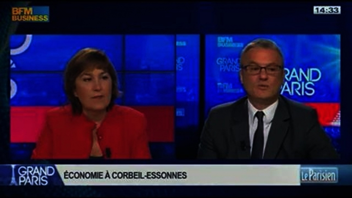 Emission spéciale Municipales à Corbeil-Essonnes: Jean-Pierre Bechter, Carlos Da Silva, Bruno Piriou et Martine Soavi, dans Grand Paris - 08/02  3/4