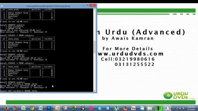 12. Advance php in Urdu - Updating and Deleting Records