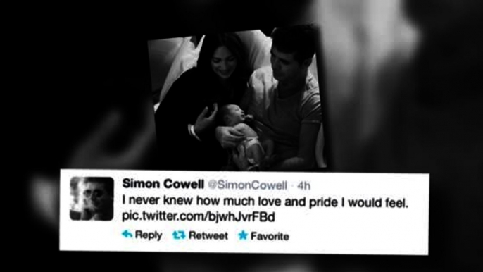 Simon Cowell Introduces Baby Eric To The World