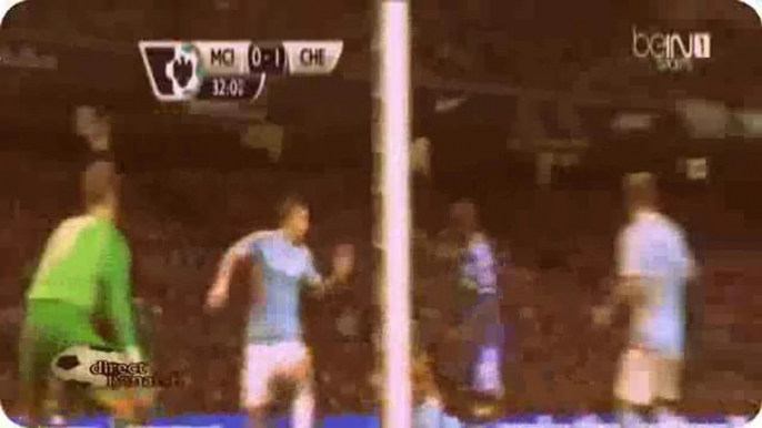 Manchester City vs Chelsea FC 0-1 All Highlights And Goals 3-02-2014 HD(ipad)A