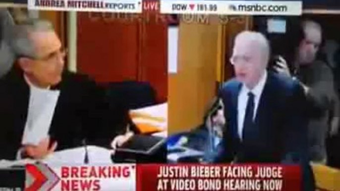 MSNBC interrupts Congresswoman for report on Justin Bieber(ipad)A