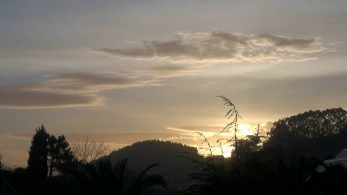 PAISAJE: Puesta de Sol en Candás a cámara rápida