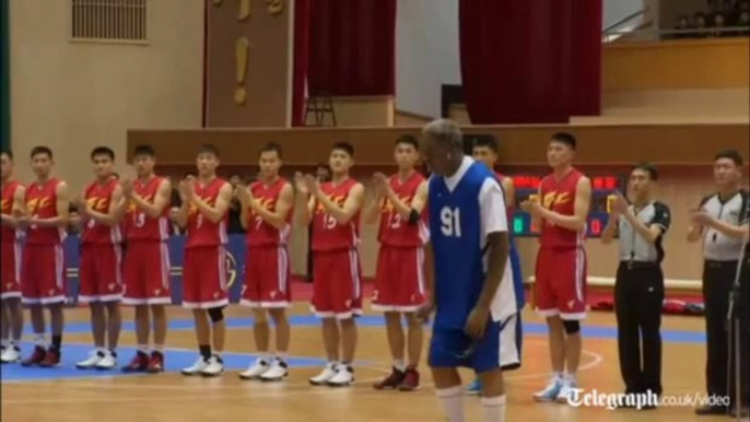 Dennis Rodman sings happy birthday to Kim Jong-un