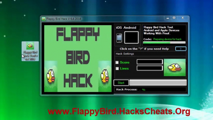 Flappy Bird Hacks 2014 No rooting Best Version Flappy Bird Score Hack