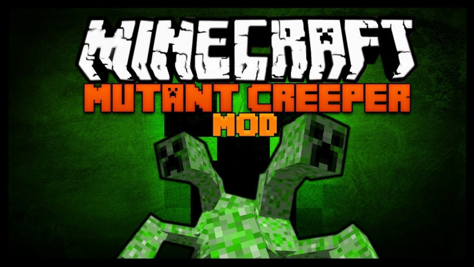 Minecraft Mod Spotlight - MUTANT CREEPER MOD 1.7.2 - SCARY CREEPERS !