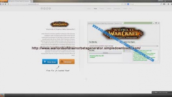 Warlords of Draenor Beta Key Generator / téléchargement