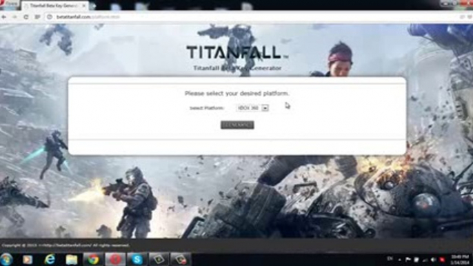 Titanfall Beta Key Generator - téléchargement