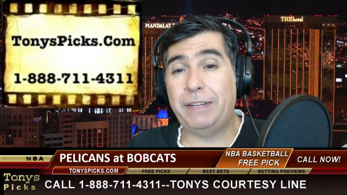 Charlotte Bobcats vs. New Orleans Pelicans Pick Prediction NBA Pro Basketball Odds Preview 2-21-2014