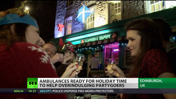 Hogmanay Hangover: Booze buses, ambulances in Edinburgh for bingeing partygoers