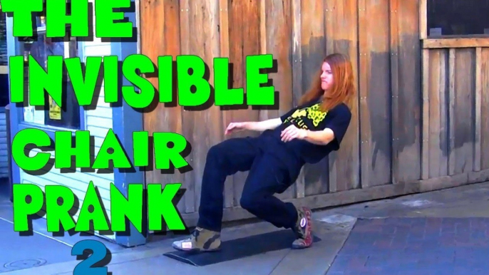 The Invisible Chair Prank 2 (Levitation prank) Featuring Bonfadini