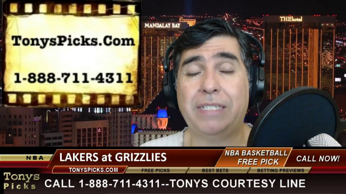 Memphis Grizzlies vs. LA Lakers Pick Prediction NBA Pro Basketball Odds Preview 2-26-2014