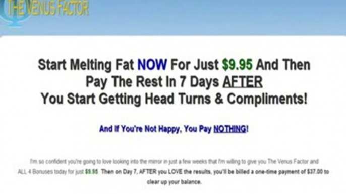 The Venus Factor_ New Highest Converting Offer On Entire CB Network Review