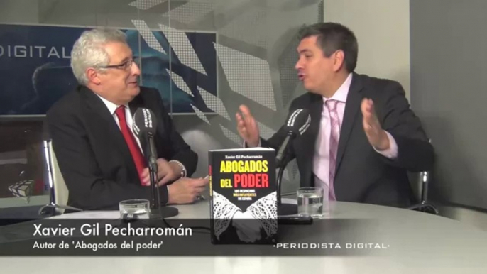 Xavier Gil Pecharromán, autor de 'Abogados del poder'. 28-2-2014