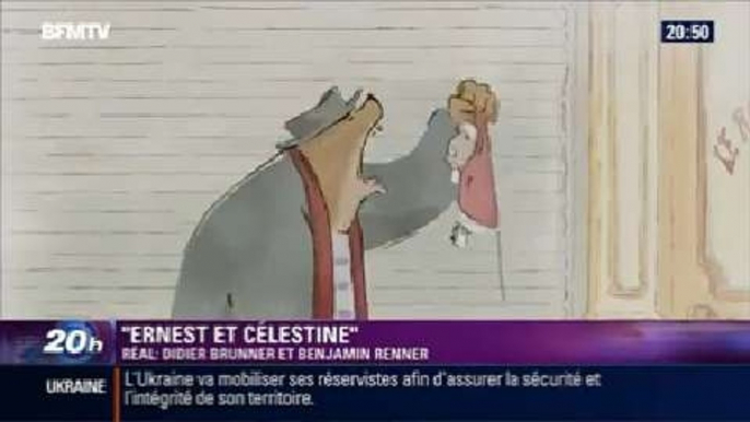 Showbiz: 86ème cérémonie des Oscars: "Ernest et Célestine", nommé pour l'Oscar du meilleur film d'animation - 02/03