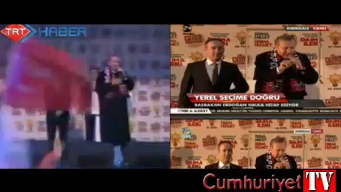 Erdoğan tam 'Pensilvanya' diyordu ki yayın gitti