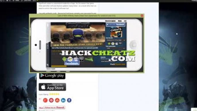 Call of Mini Infinity : Hack Pirater : téléchargement 2014 [Generator for android and iOS]