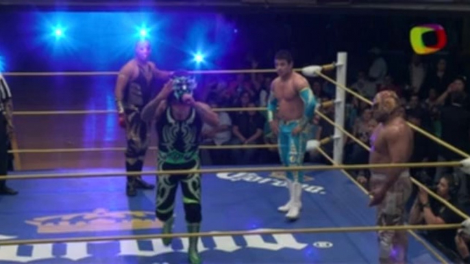 Máscara Dorada, Valiente, Volador Jr. vs Reaper, Rey Bucanero, Terrible