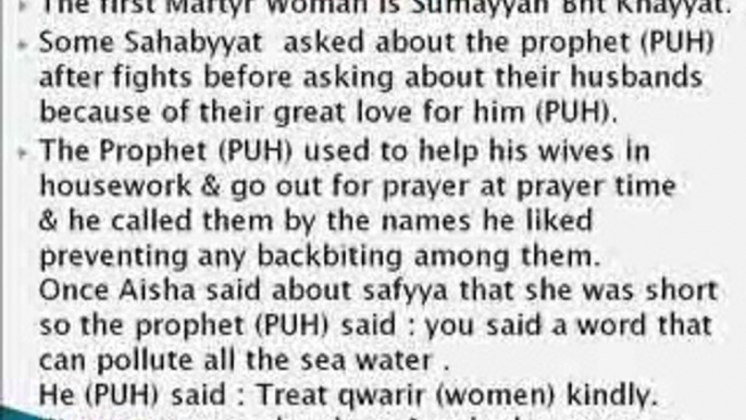 sahabyyat women in islam