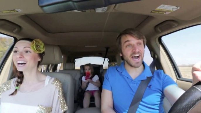 Adorable Parents Lip-Snyc ‘Love Is An Open Door’ While Driving