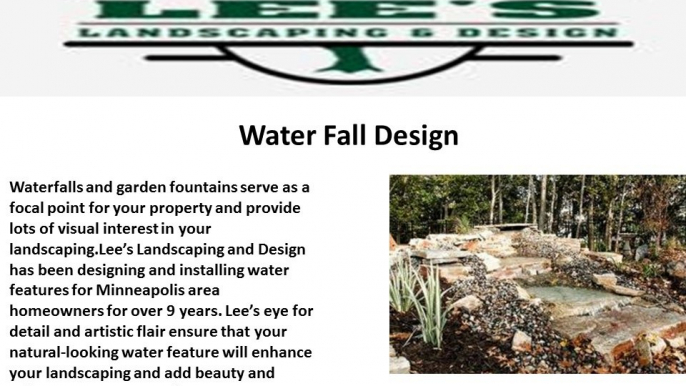 Lee's Landscaping & Design, Inc. Minneapolis Landscaping