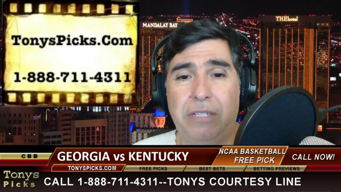 Kentucky Wildcats vs. Georgia Bulldogs Pick Prediction NCAA College Basketball Odds Preview 3-15-2014