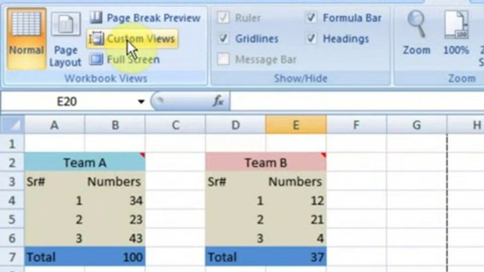 Ms Excel Lesson # 84 The Workbook Views(Urdu _ Hindi)