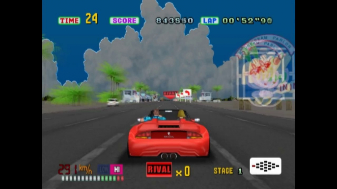 Out Run HD on PCSX2 Emulator (Sega Ages 2500 vol 13)