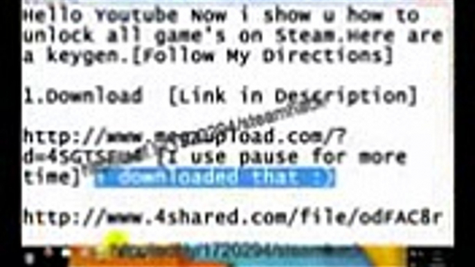 Steam Games Key Generator 2014 Woking With Proof Mediafire Link 2014 - YouTube
