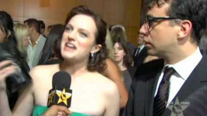 Elisabeth Moss & Fred Armisen Reveal Chocolate Obsession At 'Mad Men' Premiere