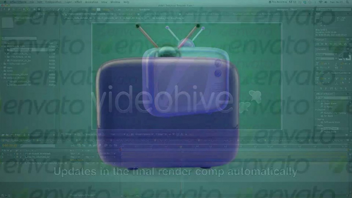 Retro TV Logo Reveal - After Effects Template