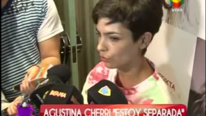 Agustina Cherri confirmó que está separada de Gastón Pauls