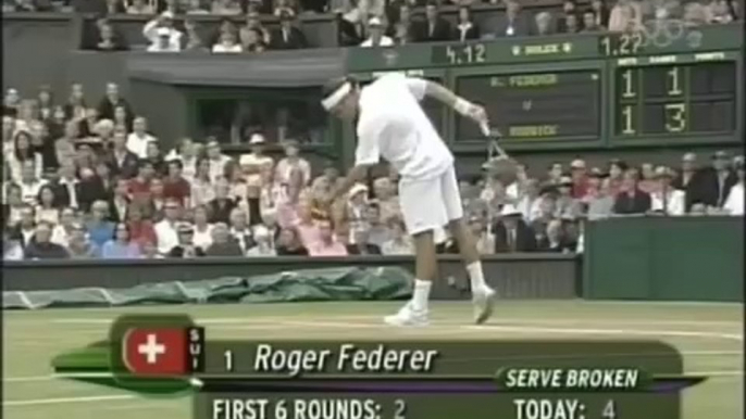 Wimbledon 2004 Final - Roger Federer vs Andy Roddick FULL MATCH