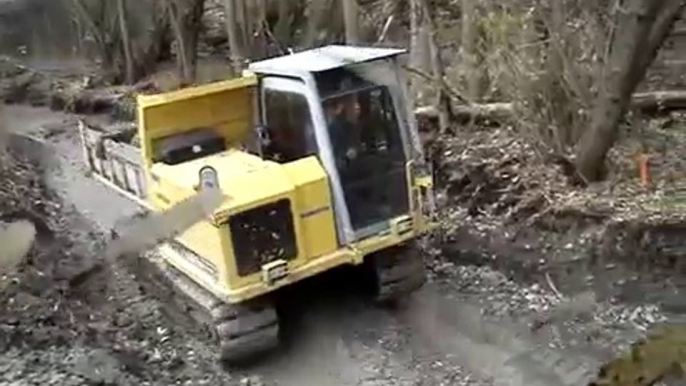 Komatsu Track Off Road Dump Truck in Action