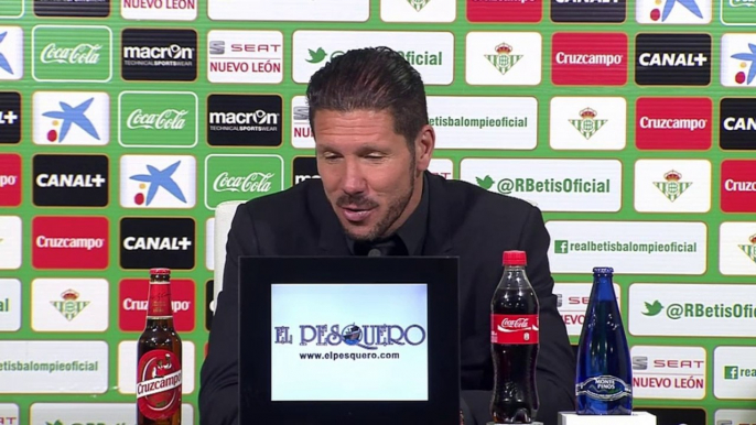 Simeone no reprocha las decisiones arbitrales