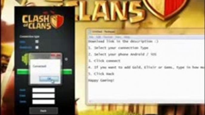 Clash of Clans { Hack Pirater } téléchargement 2014 iOS Android